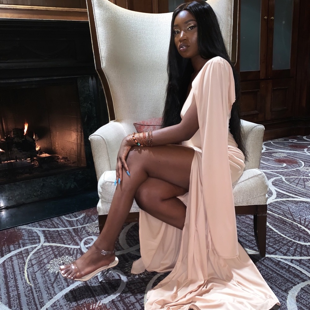 A cape dress